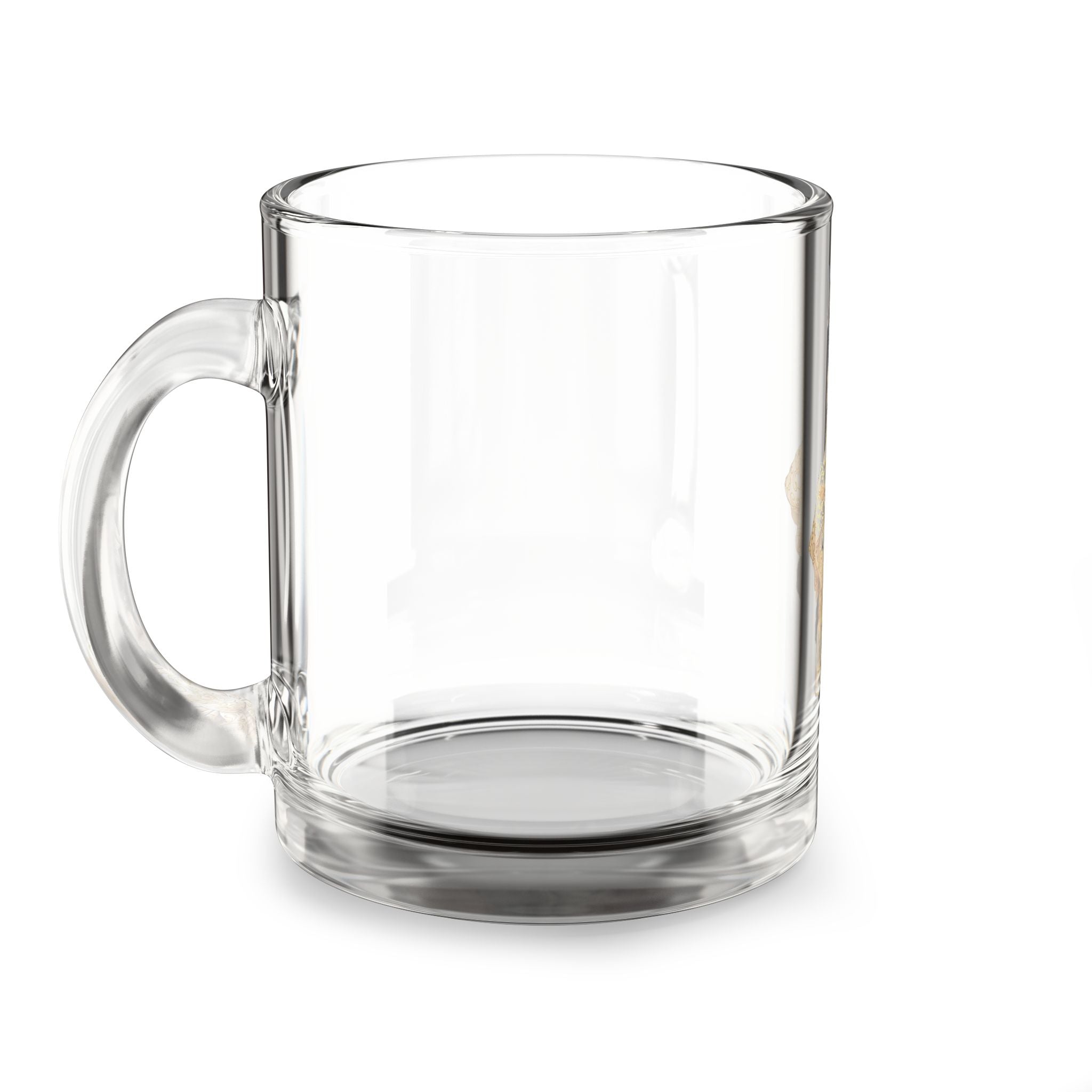 A Little Friend in Your Cup Transparent Glass Mug with an Adorable Pet Figure Inside
