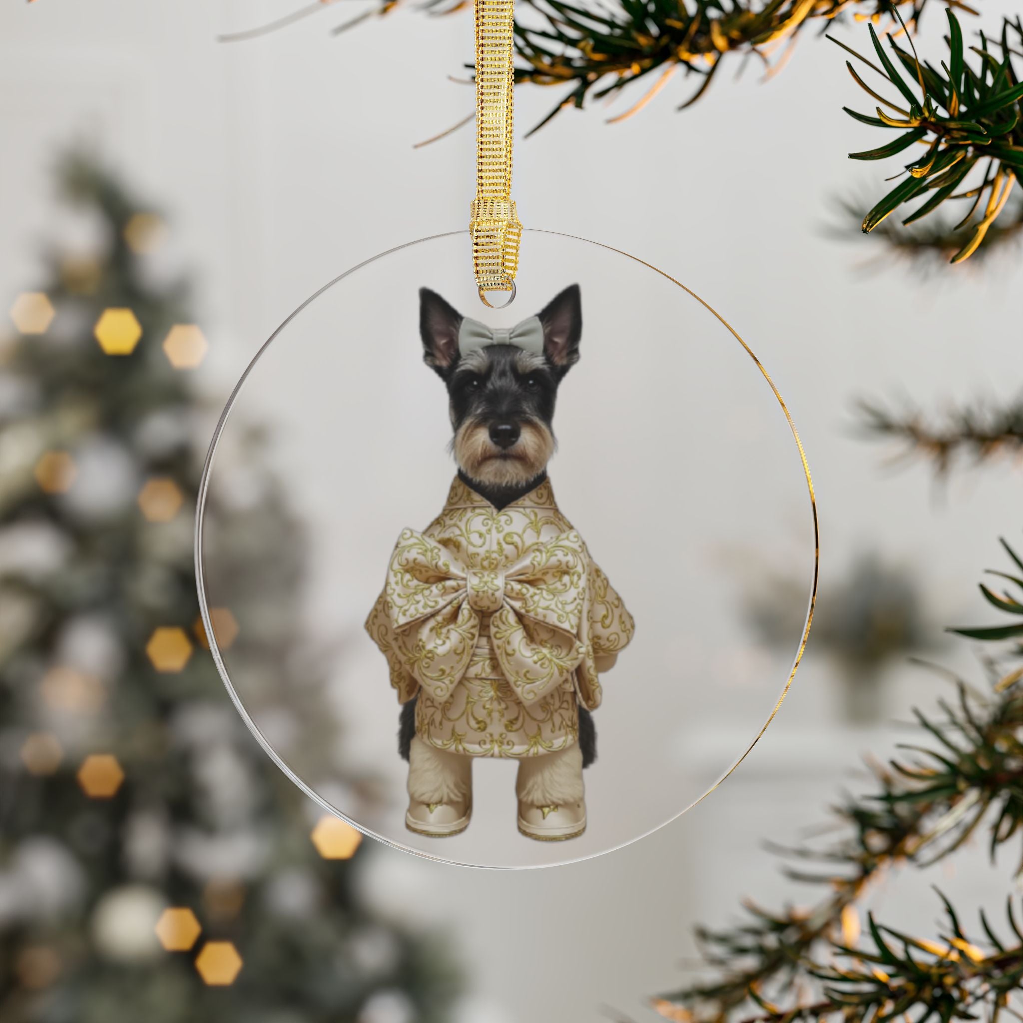 Our Little One on the Tree Transparent Acrylic Pet Ornament