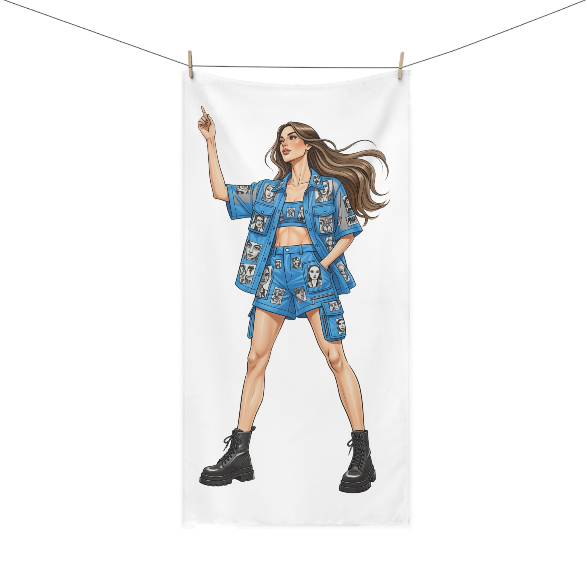 A Beach Towel That Changes the Mood, Not the Place