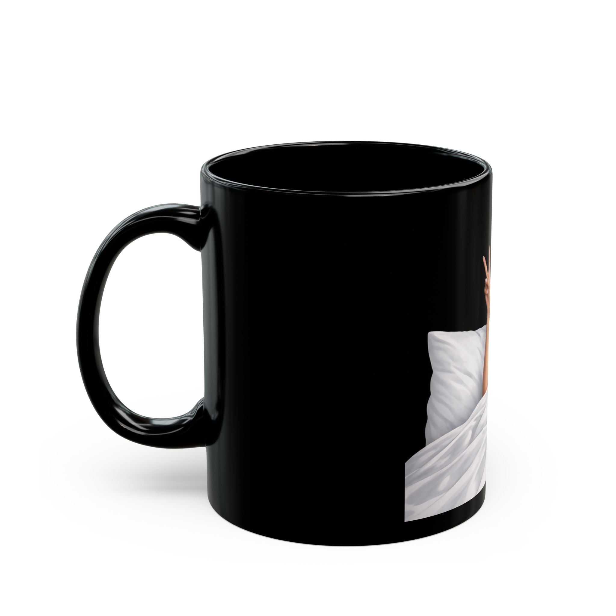 Custom Black Mug | Funny Aesthetic Coffee Cup | Unique Gift Mug