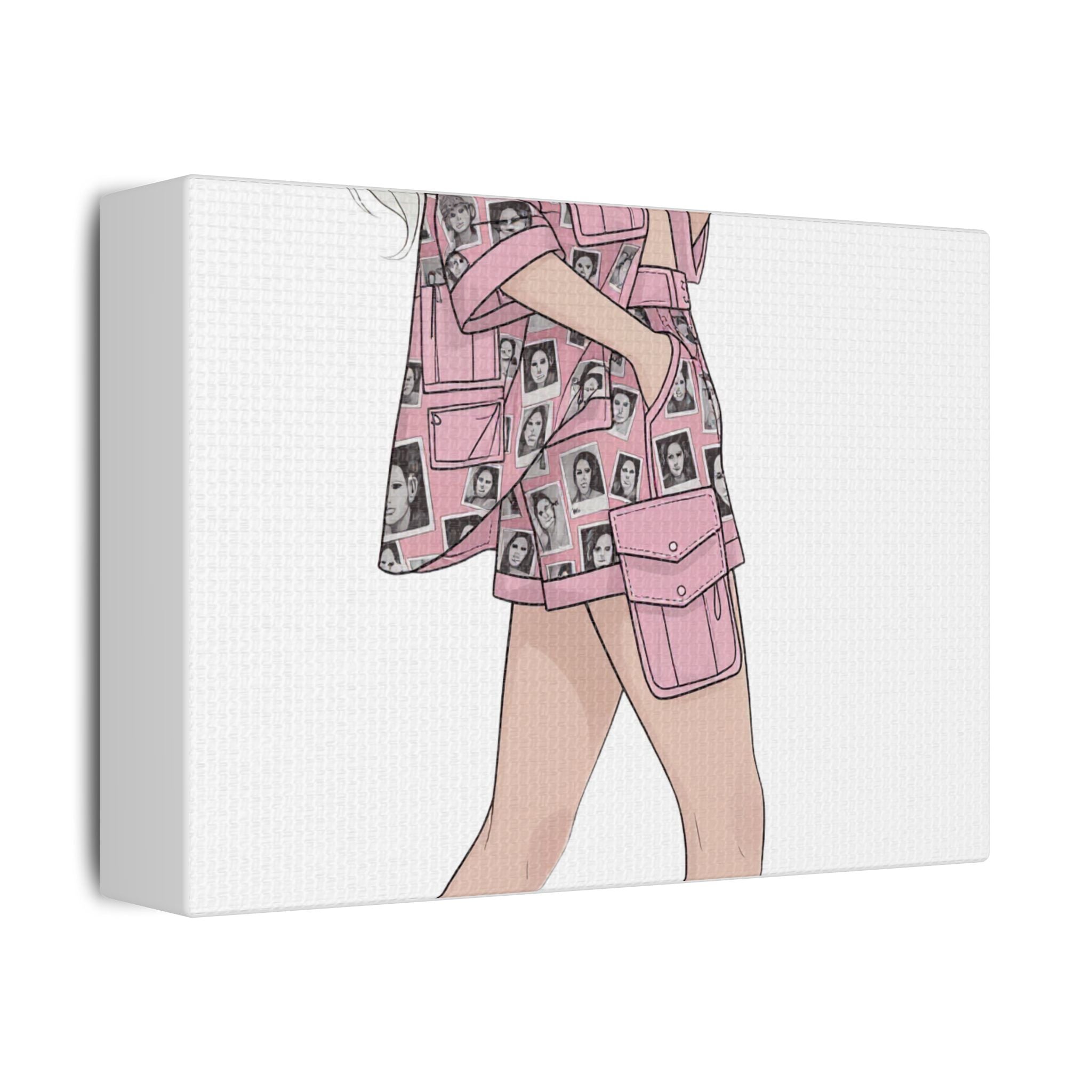 Minimal Fashion Illustration Canvas – A Quiet Statement for Your Space