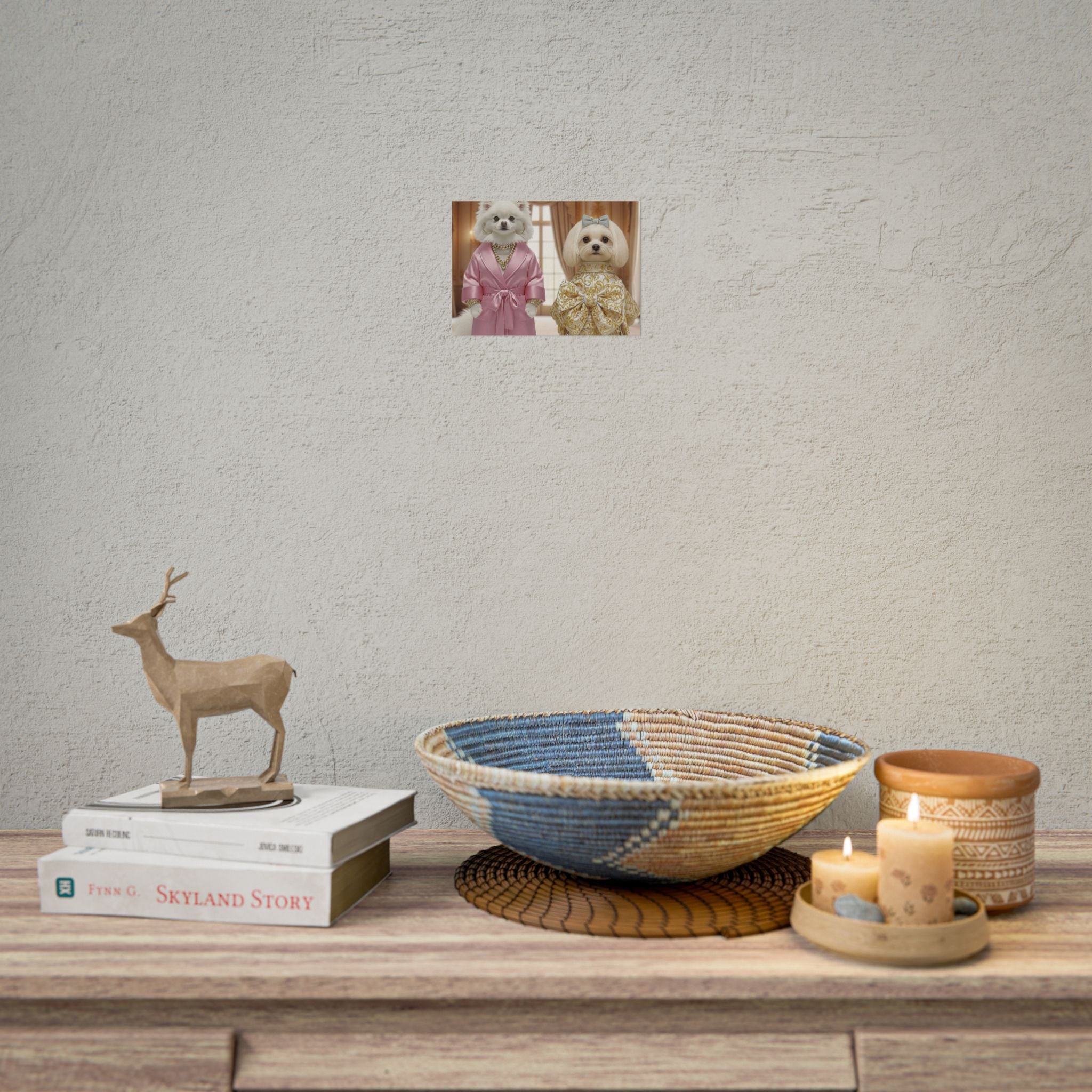 Royal Companions Portrait Style Wall Art