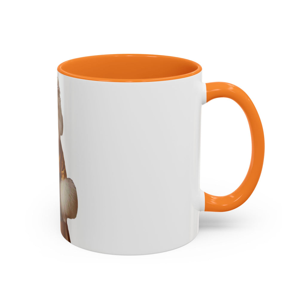 Pomeranian in Golden Robe Mug — Colorful 11oz & 15oz Ceramic Coffee Mug