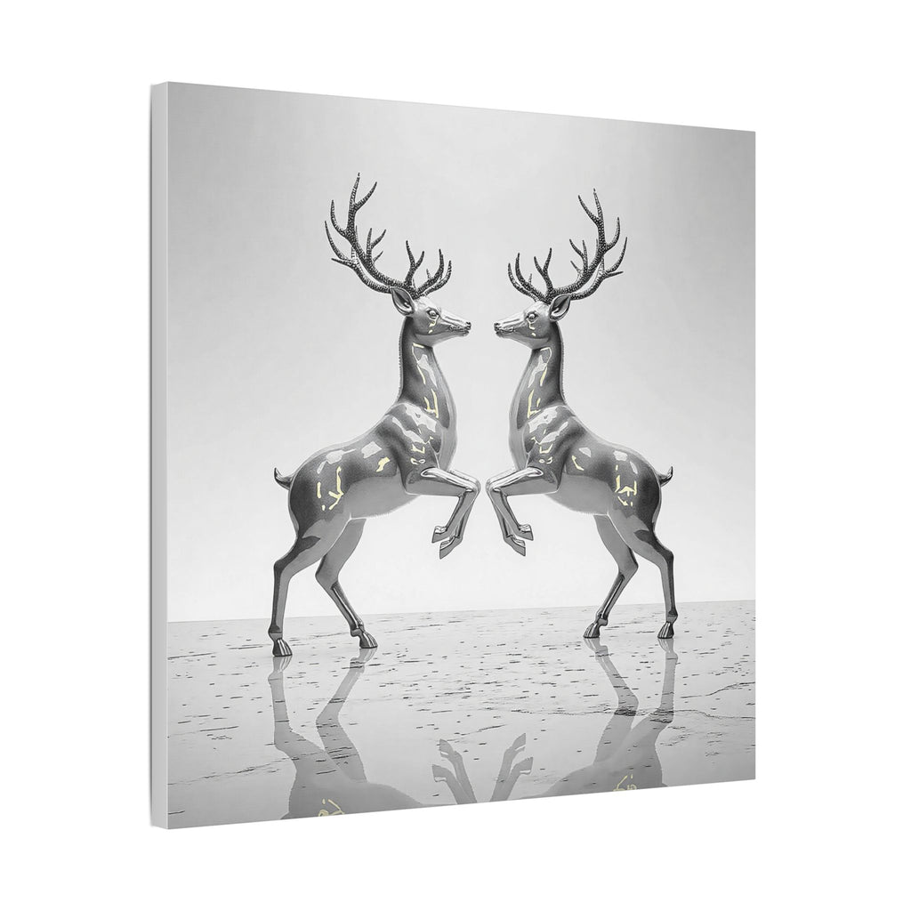 Twin Reindeer Canvas