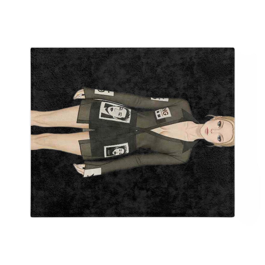 Fashion Illustration Blanket – Modern Chic Art Throw