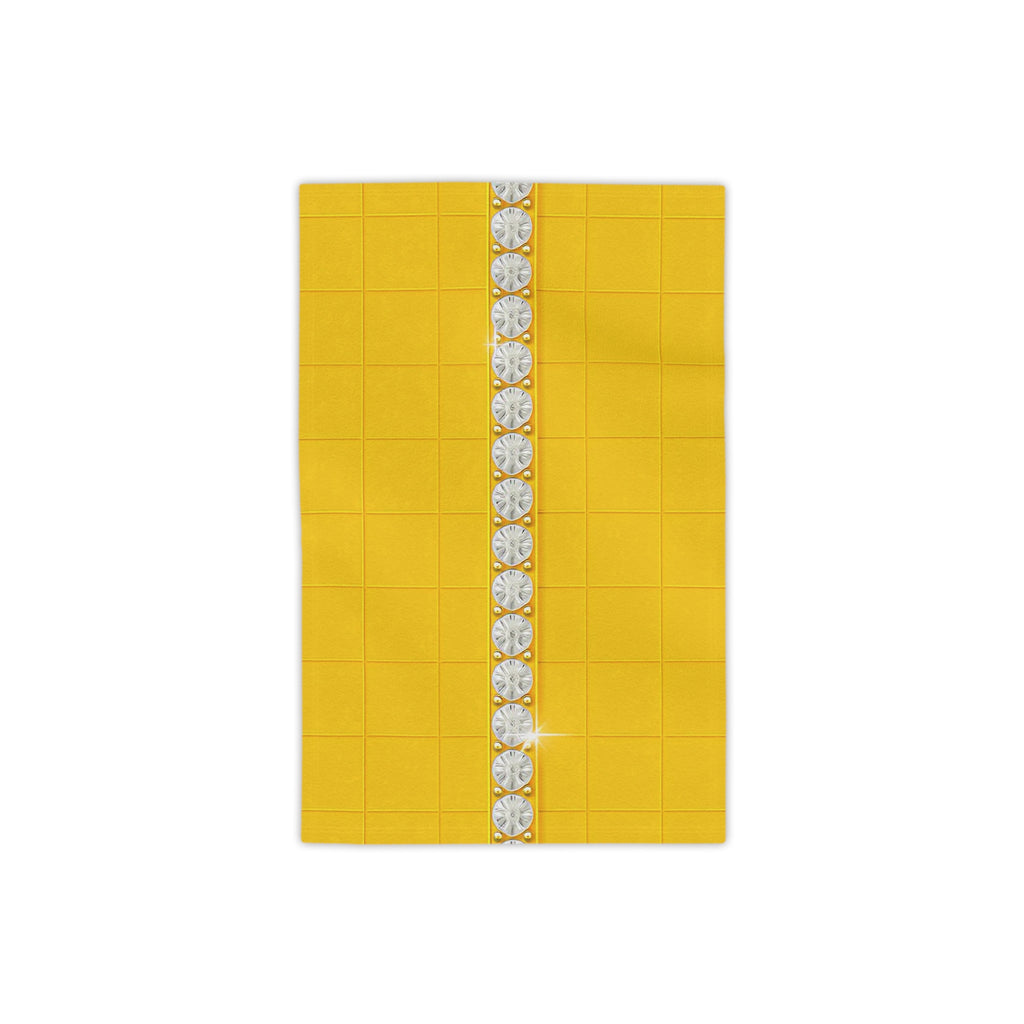 Quiet Joy Yellow Towel – Graphic Statement Collection