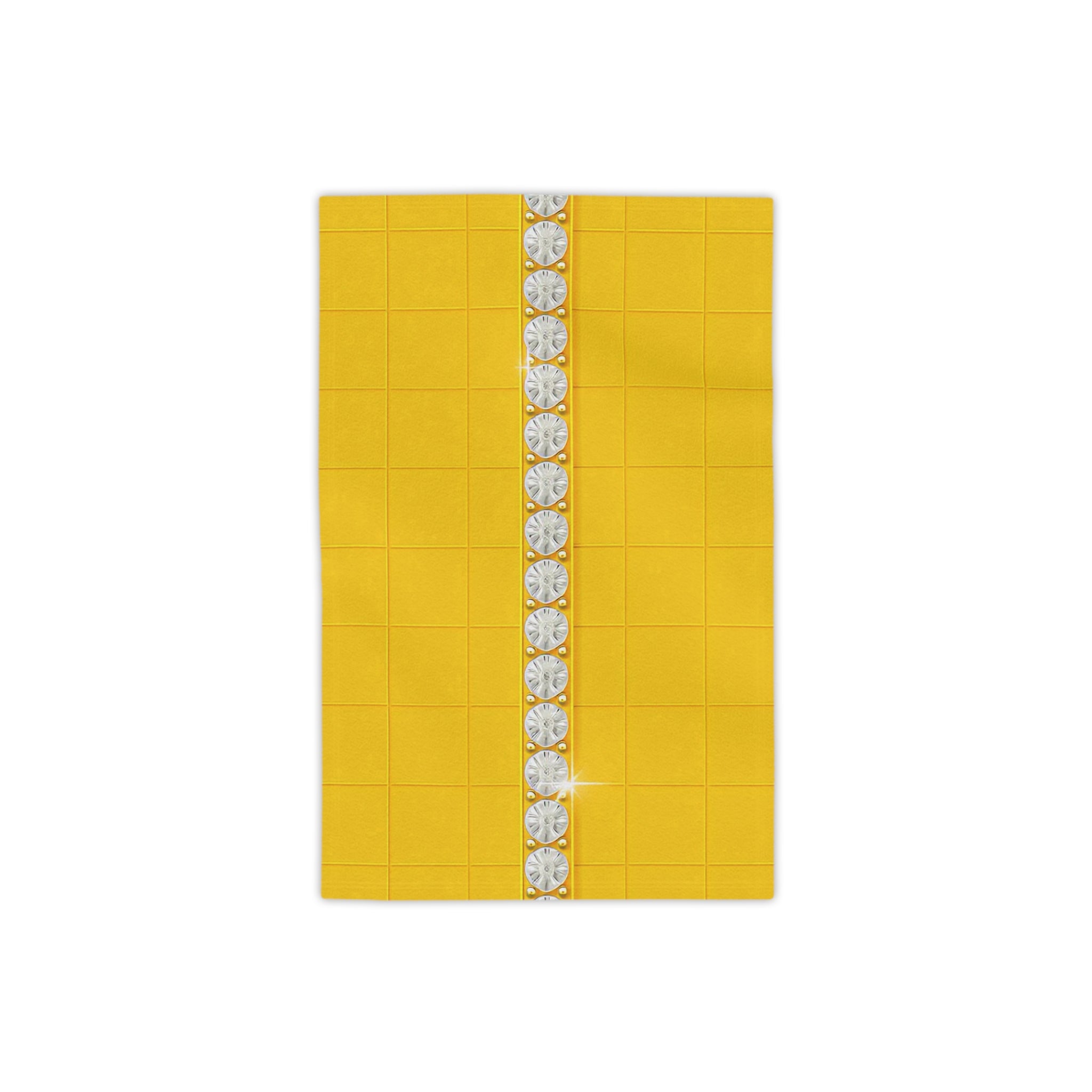 Quiet Joy Yellow Towel – Graphic Statement Collection