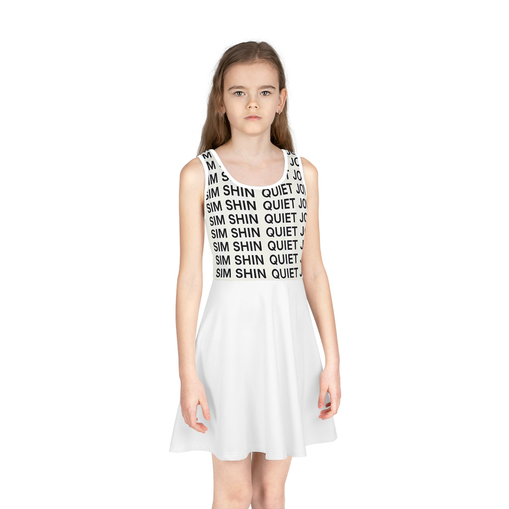 Minimal Logo Kids Dress – Quiet Joy Signature Dress