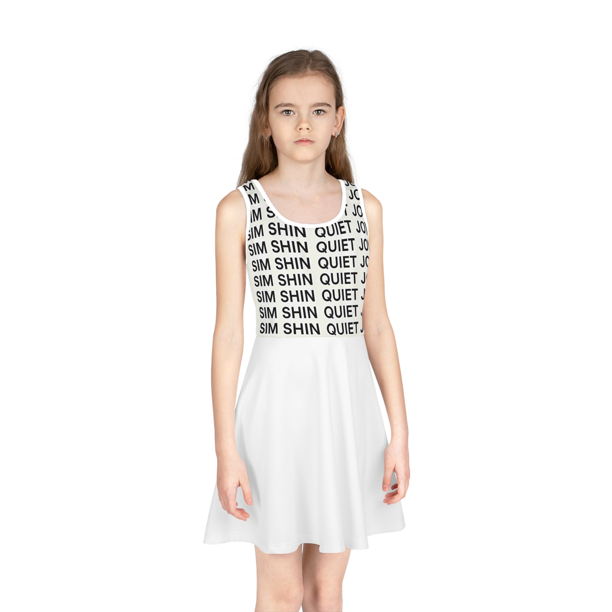 Minimal Logo Kids Dress – Quiet Joy Signature Dress