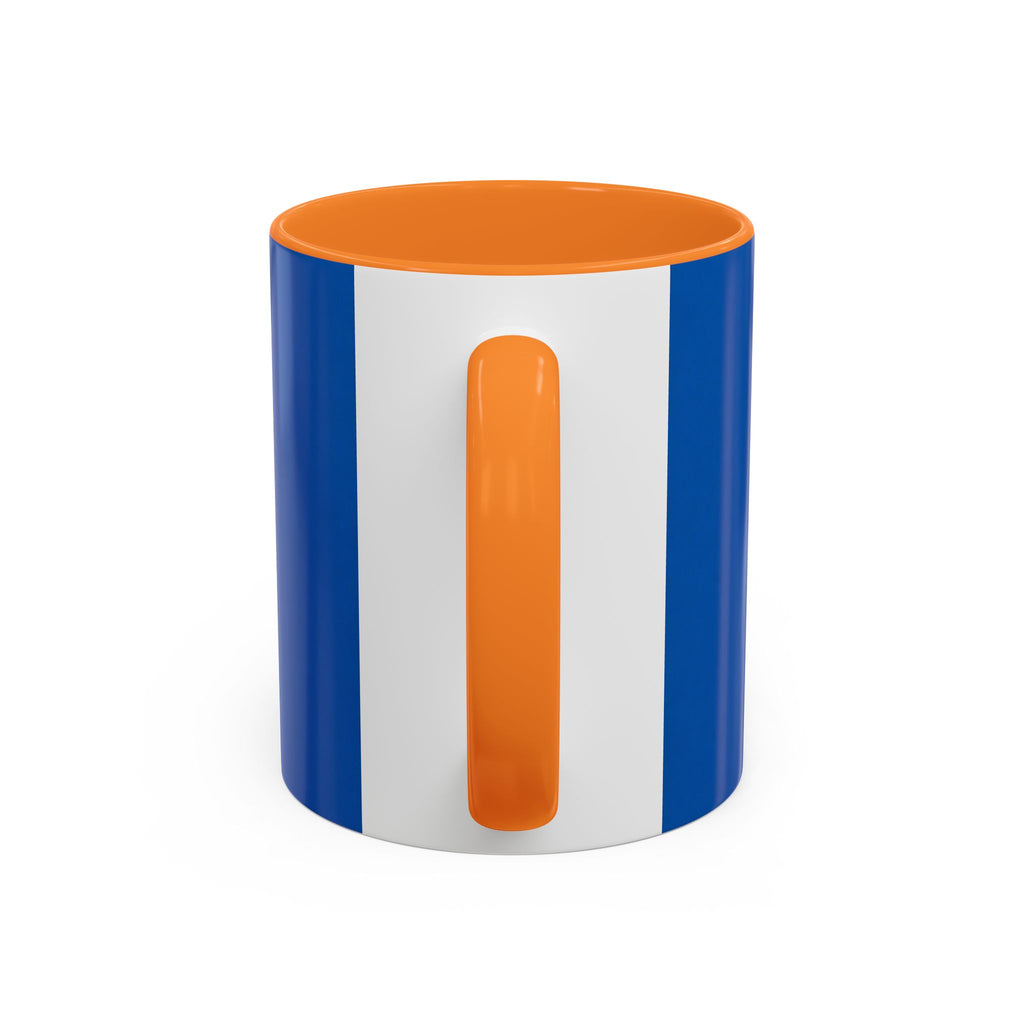 Blue Bunny Accent Mug – Cute Minimal Animal Art Cup