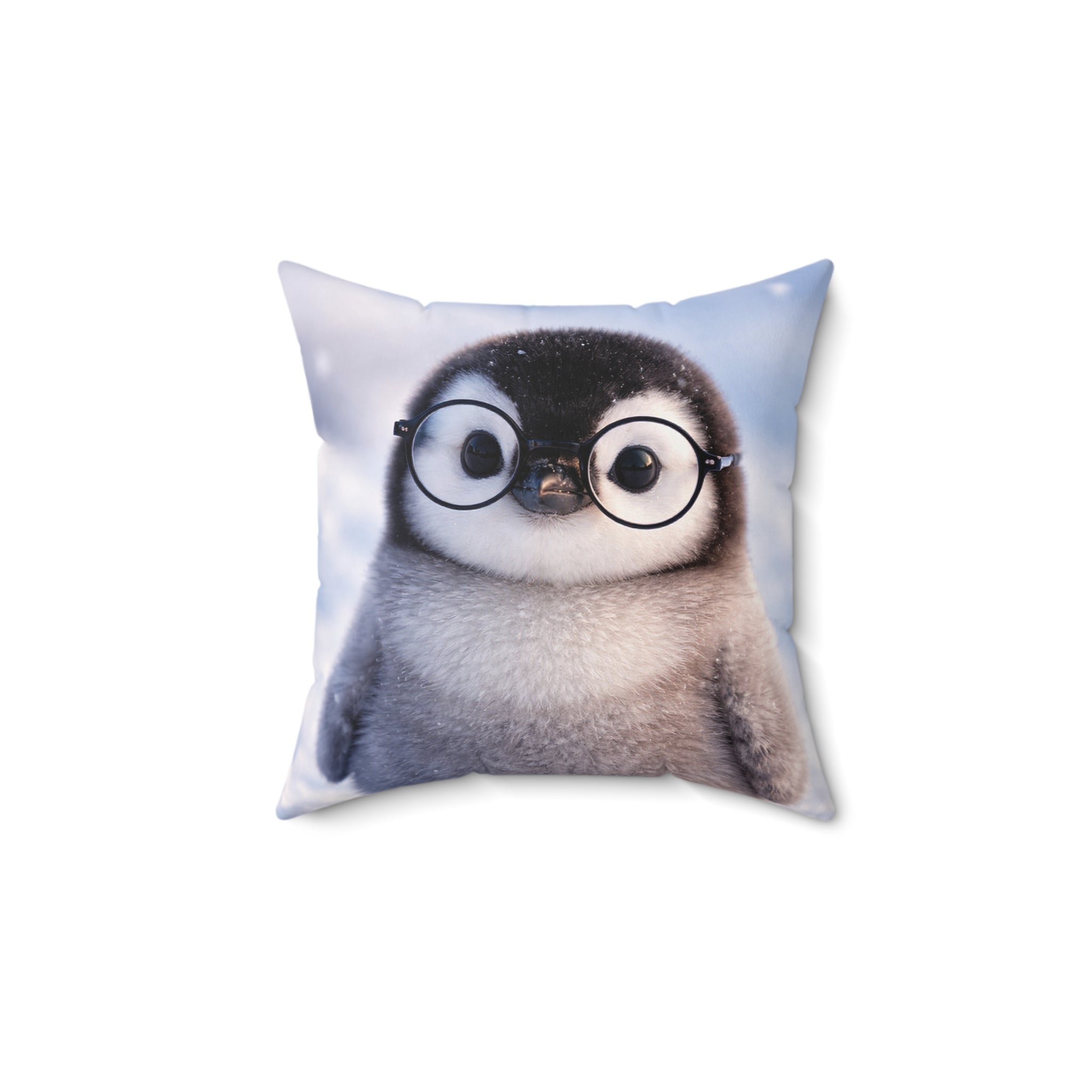 Cute Penguin with Glasses Sticker — Kawaii Cozy Character Decal for Laptops, Notebooks & Water Bottles