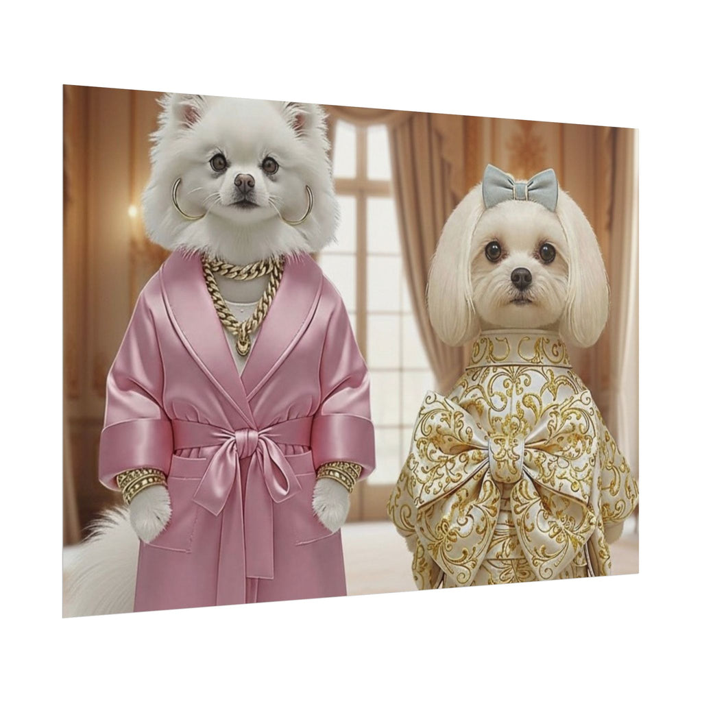 Royal Companions Portrait Style Wall Art