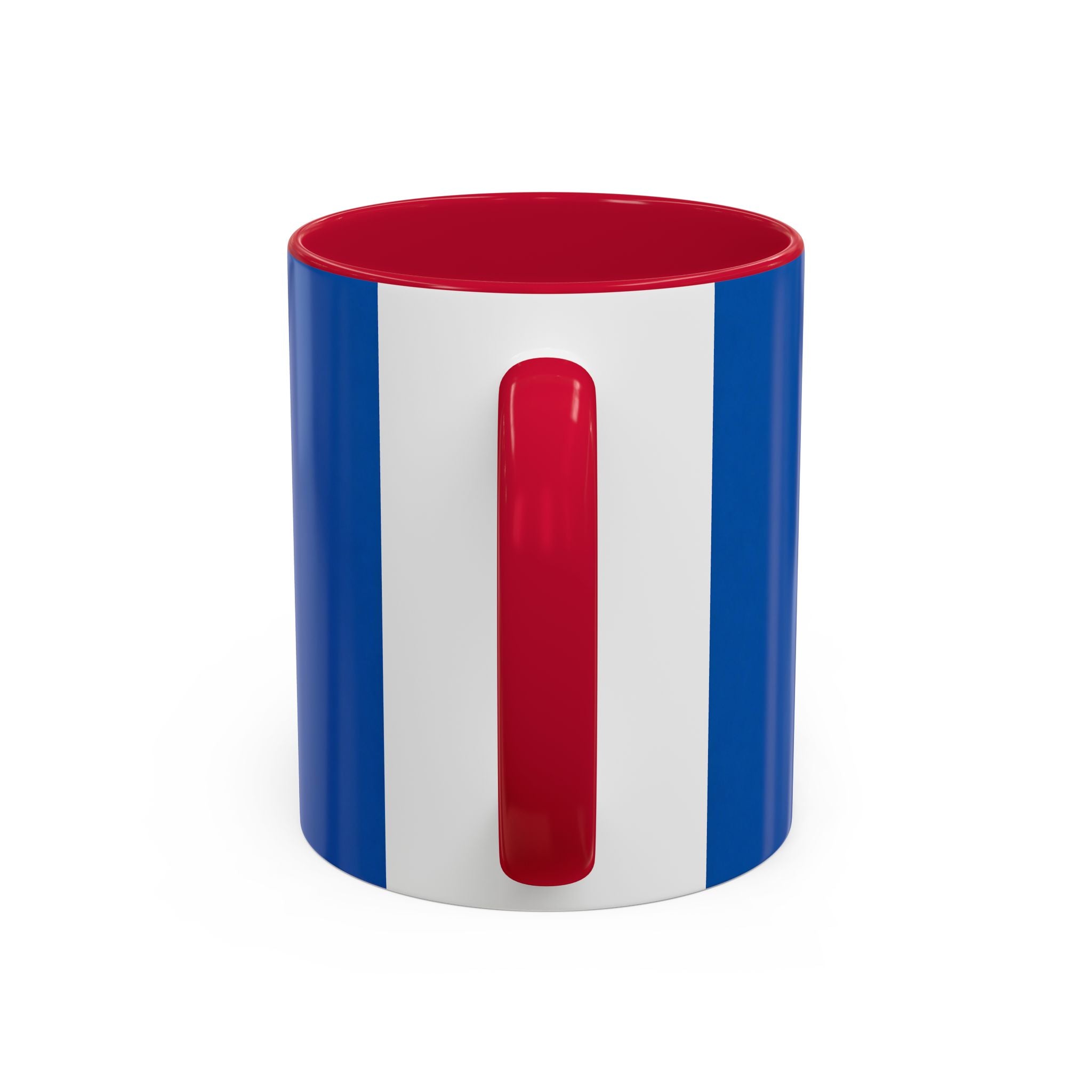 Blue Bunny Accent Mug – Cute Minimal Animal Art Cup