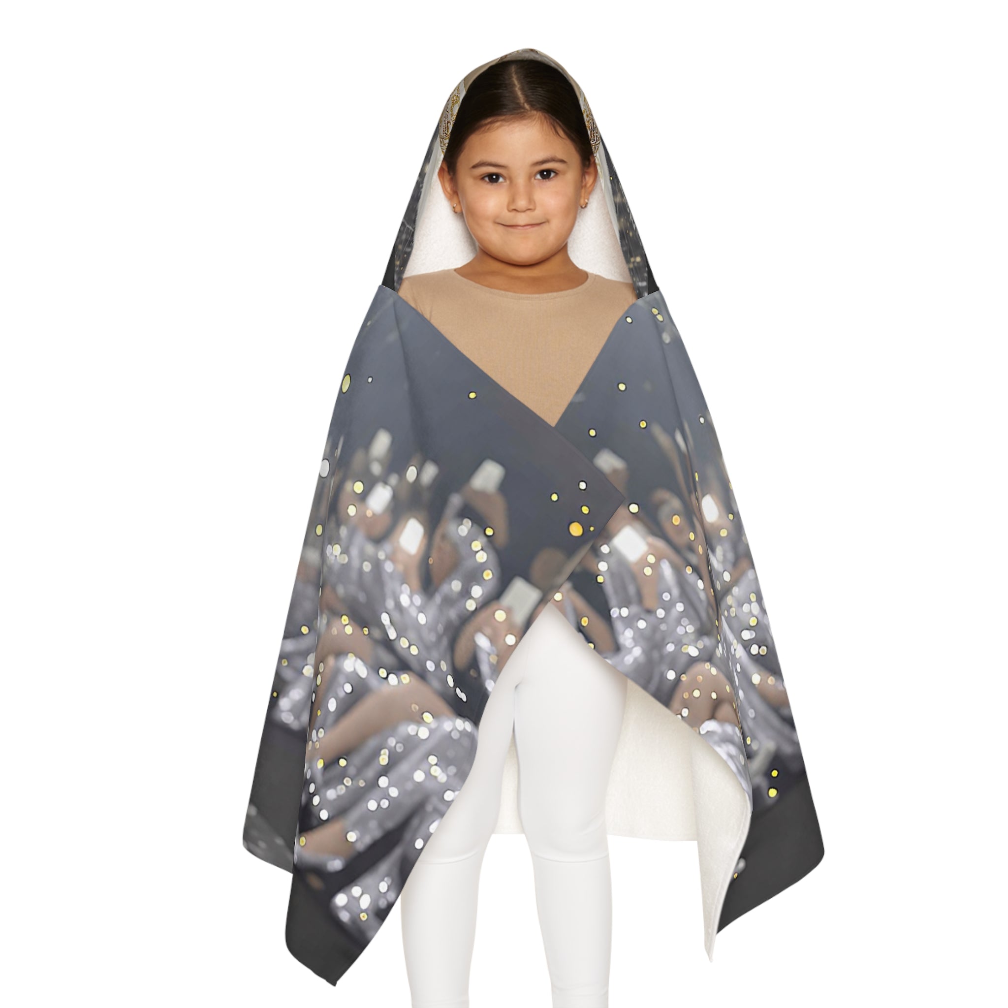 Royal Runway Hooded Towel — Golden Bow Puppy Plush Bath Wrap