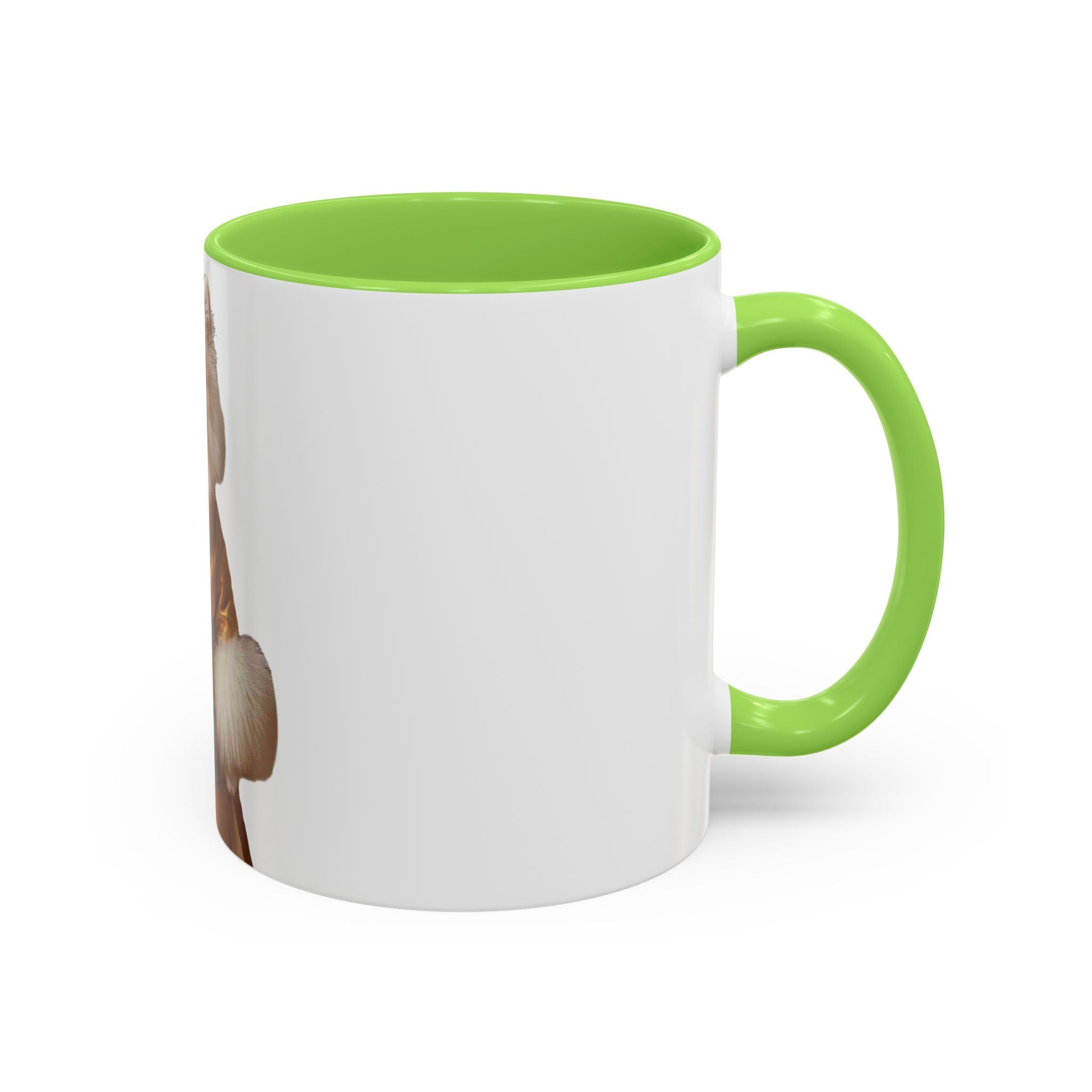 Pomeranian in Golden Robe Mug — Colorful 11oz & 15oz Ceramic Coffee Mug