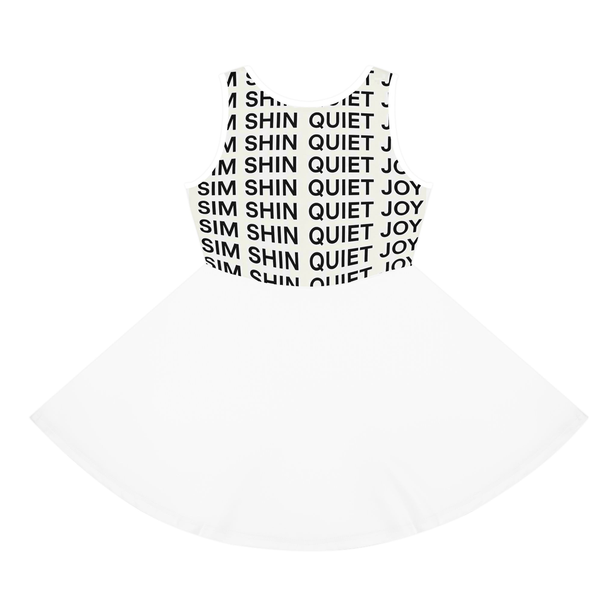 Minimal Logo Kids Dress – Quiet Joy Signature Dress
