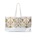 Baroque Pattern Tote Bag | Gold Ornamental Print