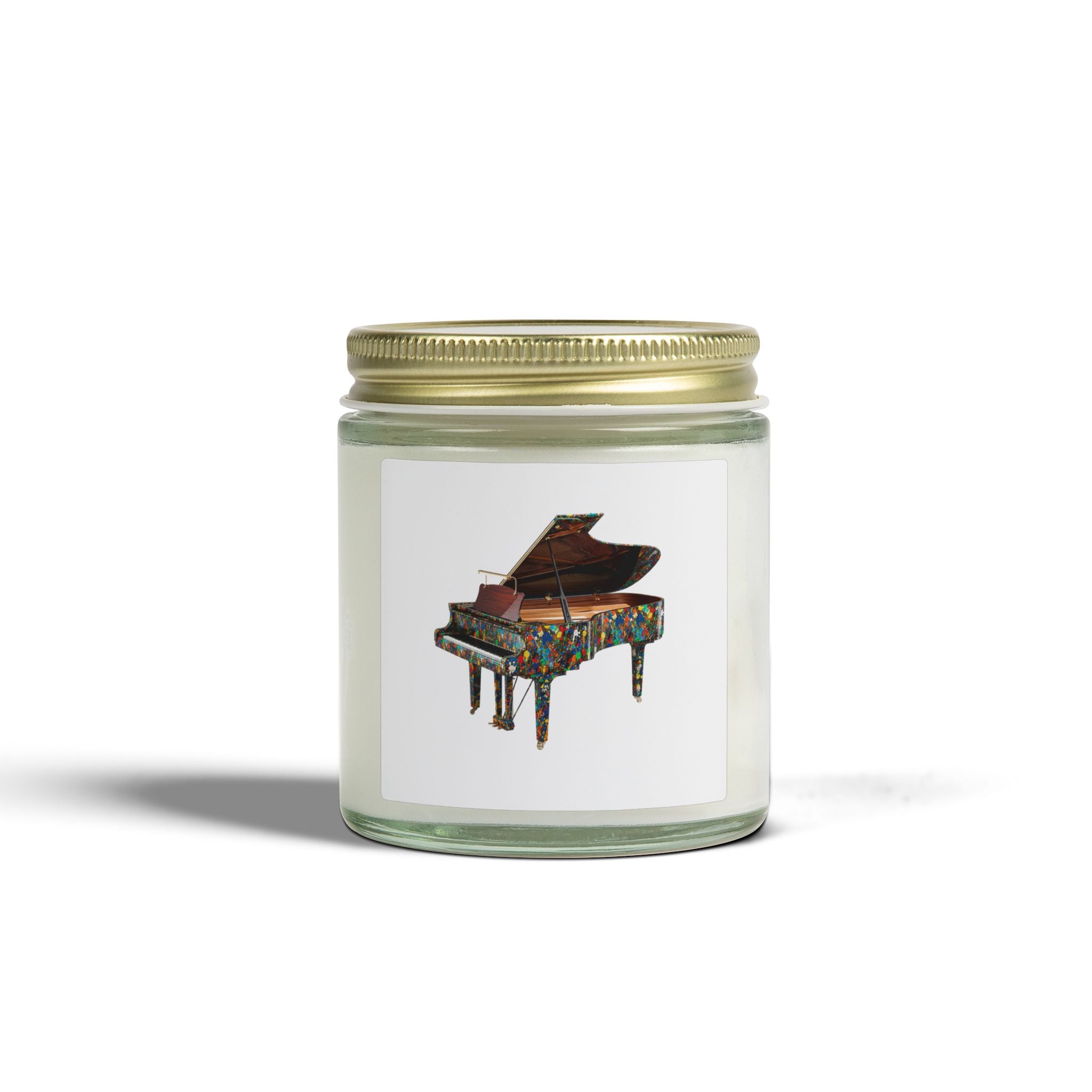Piano Art Candle – Color Grand Piano, Music Inspired Home Decor