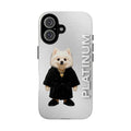 Platinum Dog iPhone Case | Luxury Silver Minimal Phone Case