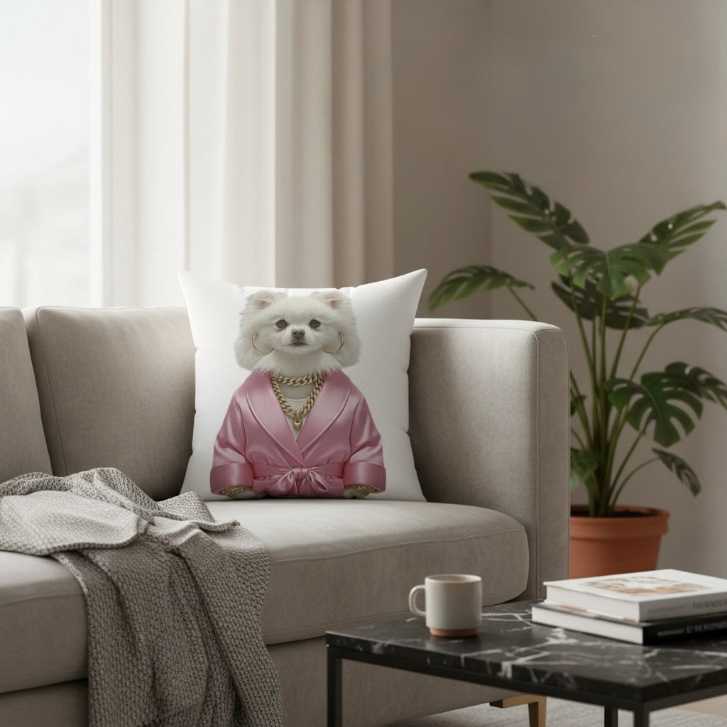 Luxury Dog Cushion Cover for Sofa & Bed Decor