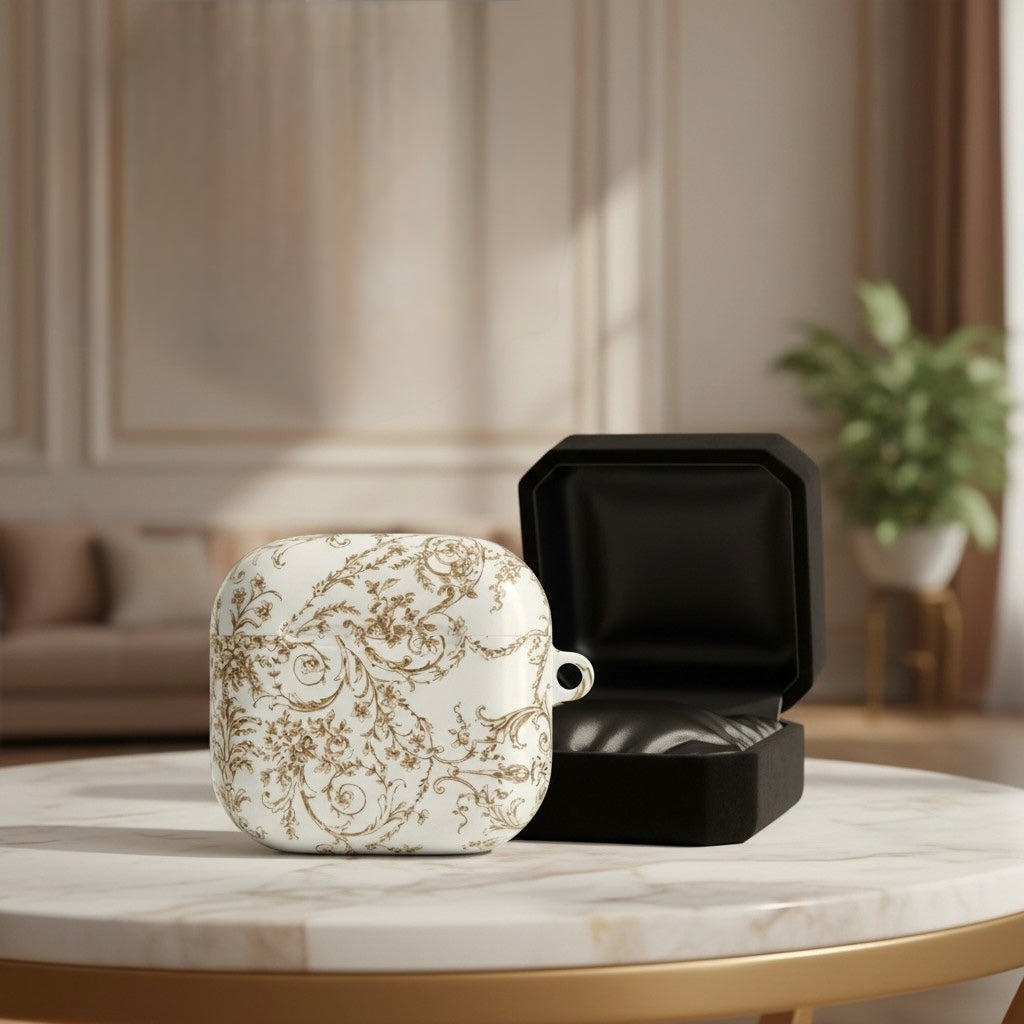 Luxury Gold Baroque AirPods Case