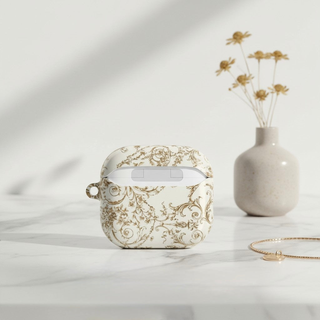 Luxury Gold Baroque AirPods Case