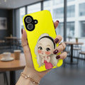 Kawaii Cartoon Girl Yellow Phone Case — Cute Tough Cases Phone Cover