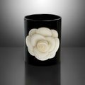 Black Camellia Mug – Quiet Luxury Flower Cup