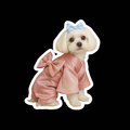 Soft Elegant Dog Die-Cut Sticker — Subtle Cute Sticker for Laptops, Phone Cases & Journals