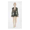 Elegant Fashion Illustration Towel – Everyday Luxury for Your Home