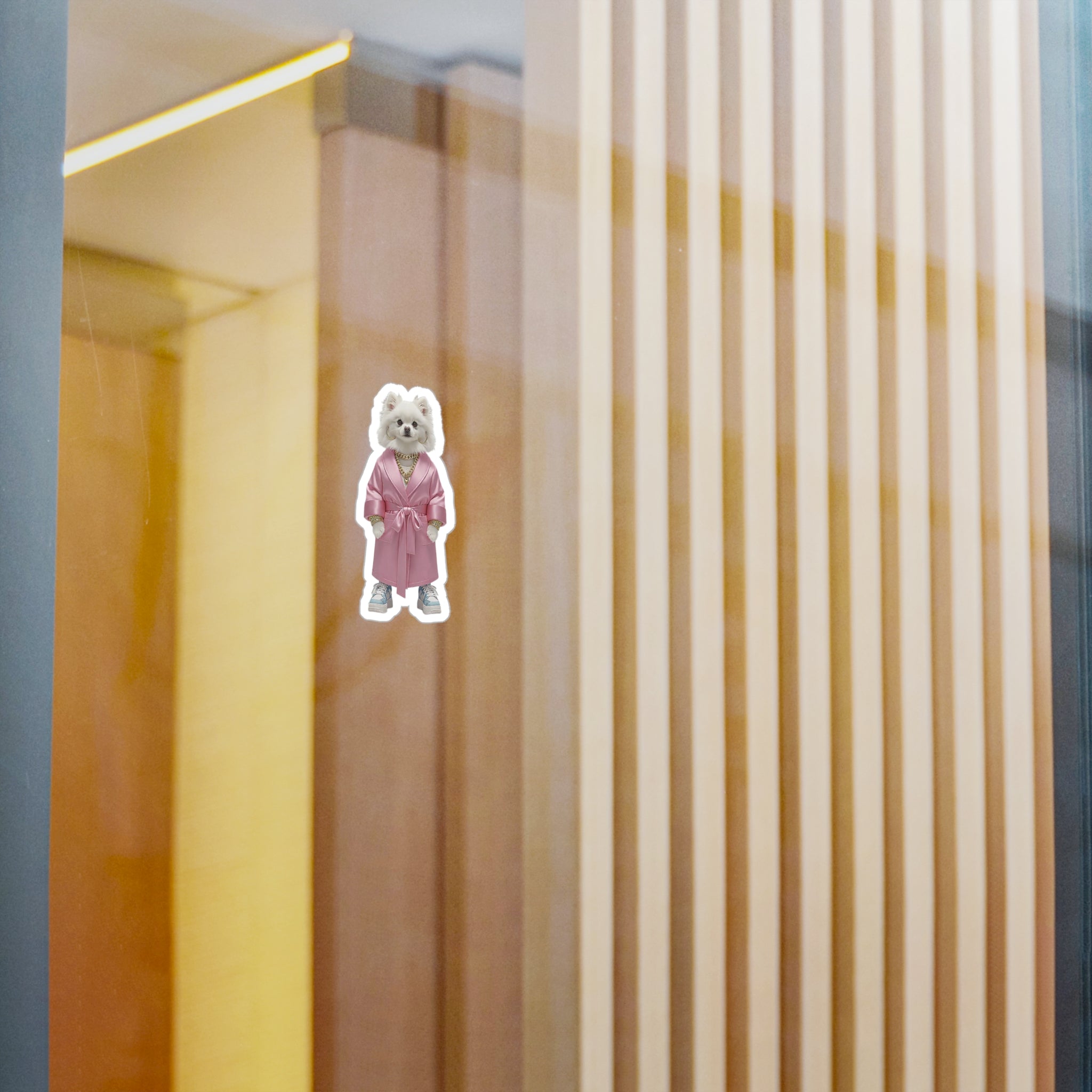 Pomeranian Dog Vinyl Sticker