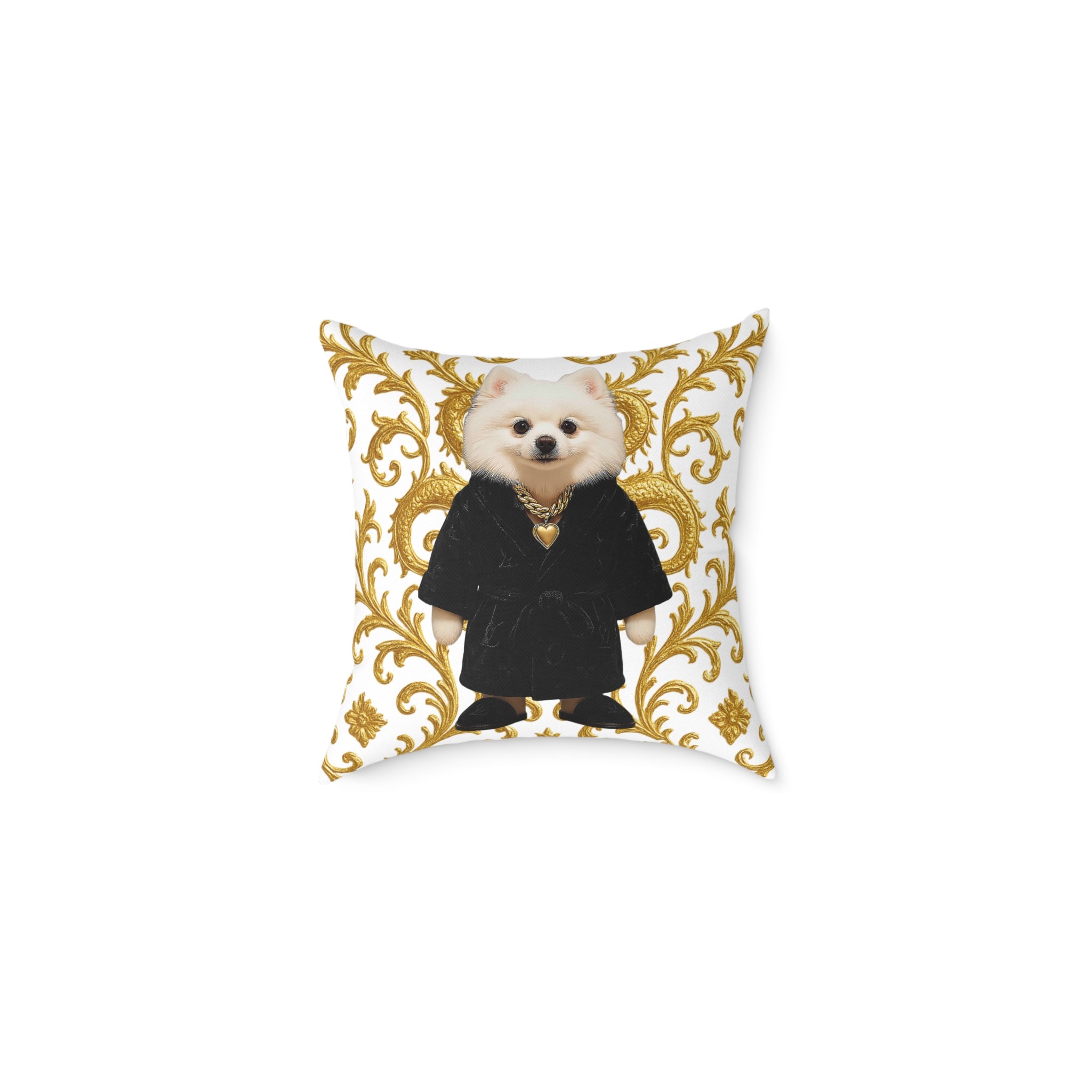 Palace Room Decorative Pillow — "Not Just a Cushion" Square Poly Canvas Pillow