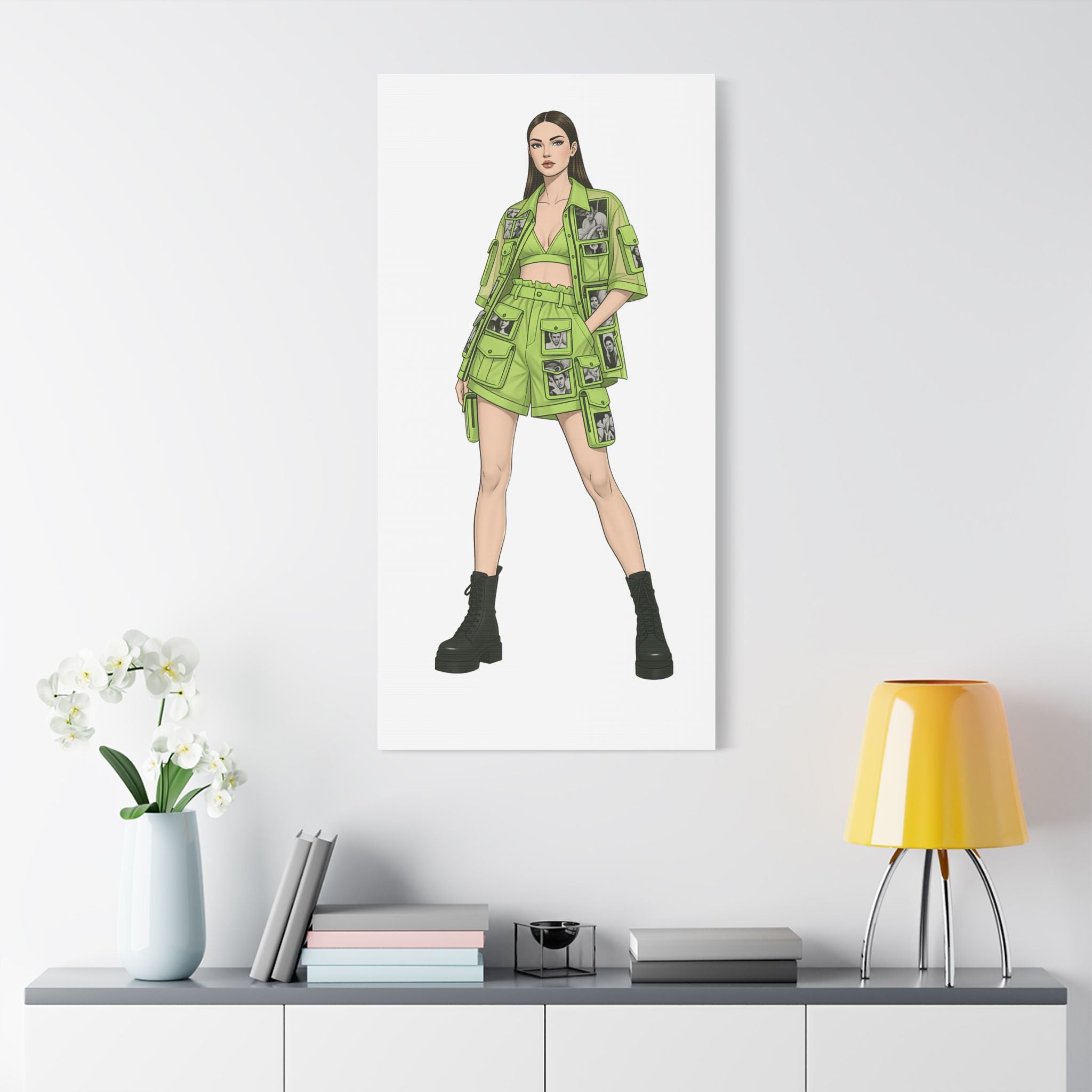 Minimal Fashion Figure Canvas — Quiet Statement Art