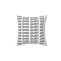 Minimal Text Cushion Cover – SIM SHIN Quiet Joy Modern Typography