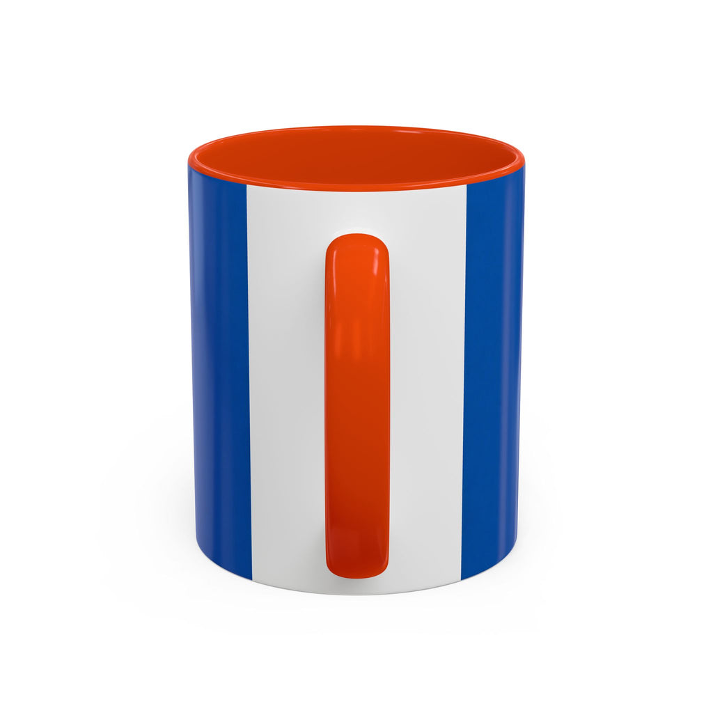 Blue Bunny Accent Mug – Cute Minimal Animal Art Cup