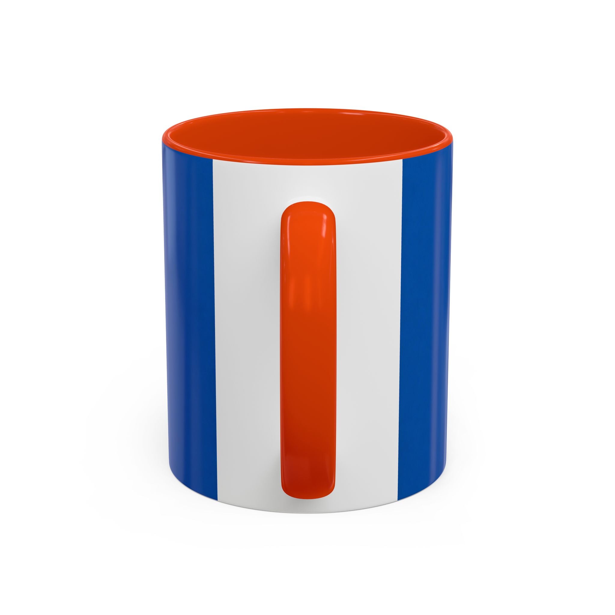 Blue Bunny Accent Mug – Cute Minimal Animal Art Cup