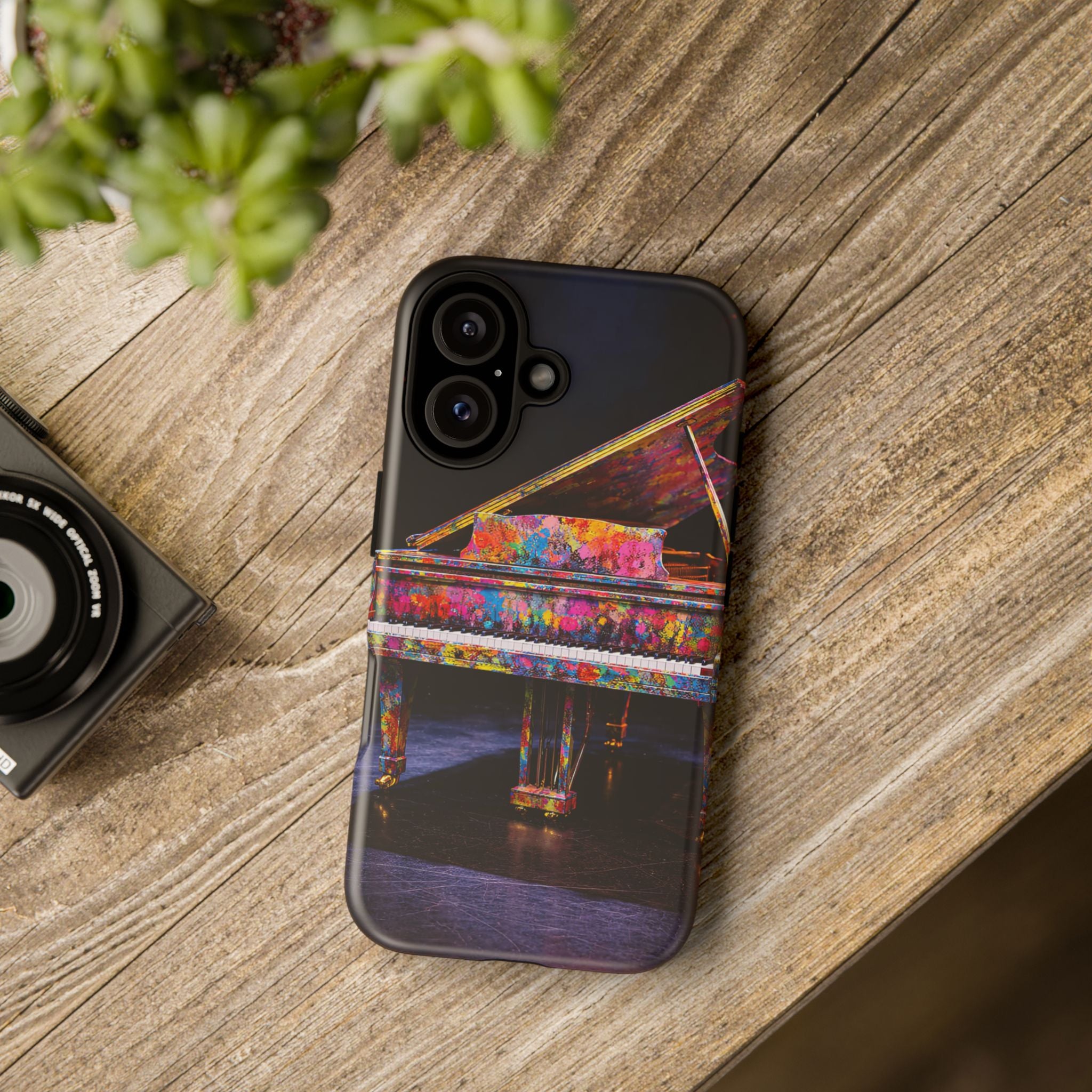 Colorful Grand Piano Phone Case | Artistic Luxury Piano Design