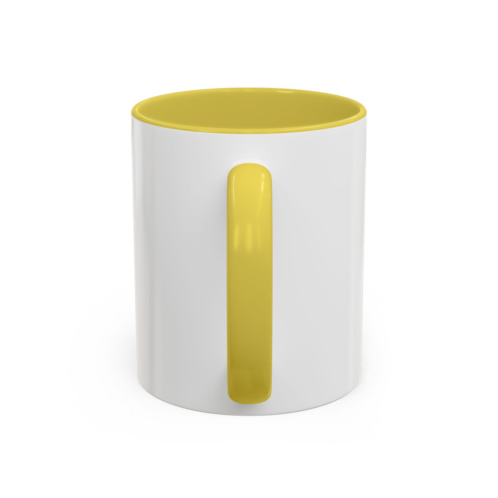 Regal Pup Love Mug – Elegant Gold Ribbon Edition