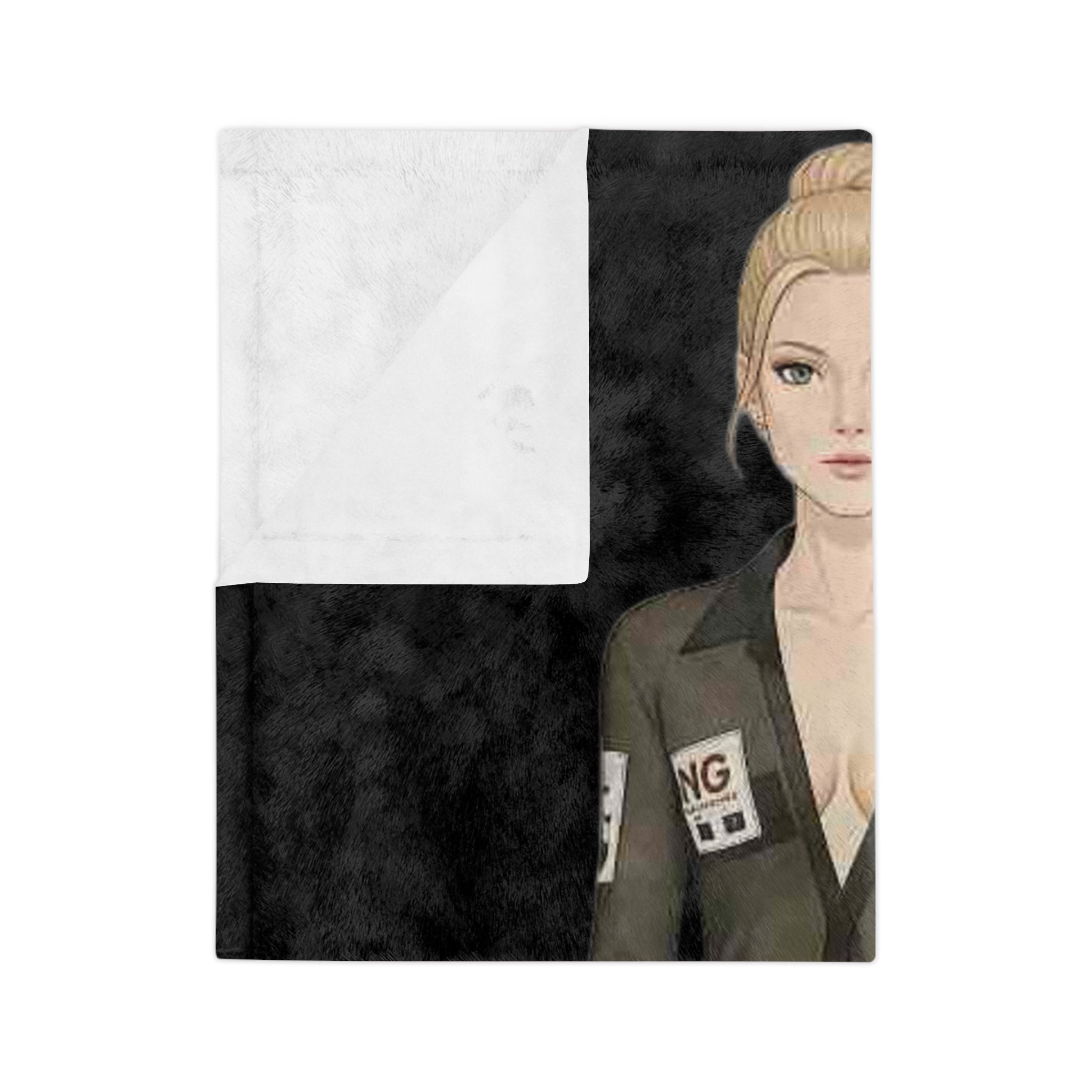 Fashion Illustration Blanket – Modern Chic Art Throw