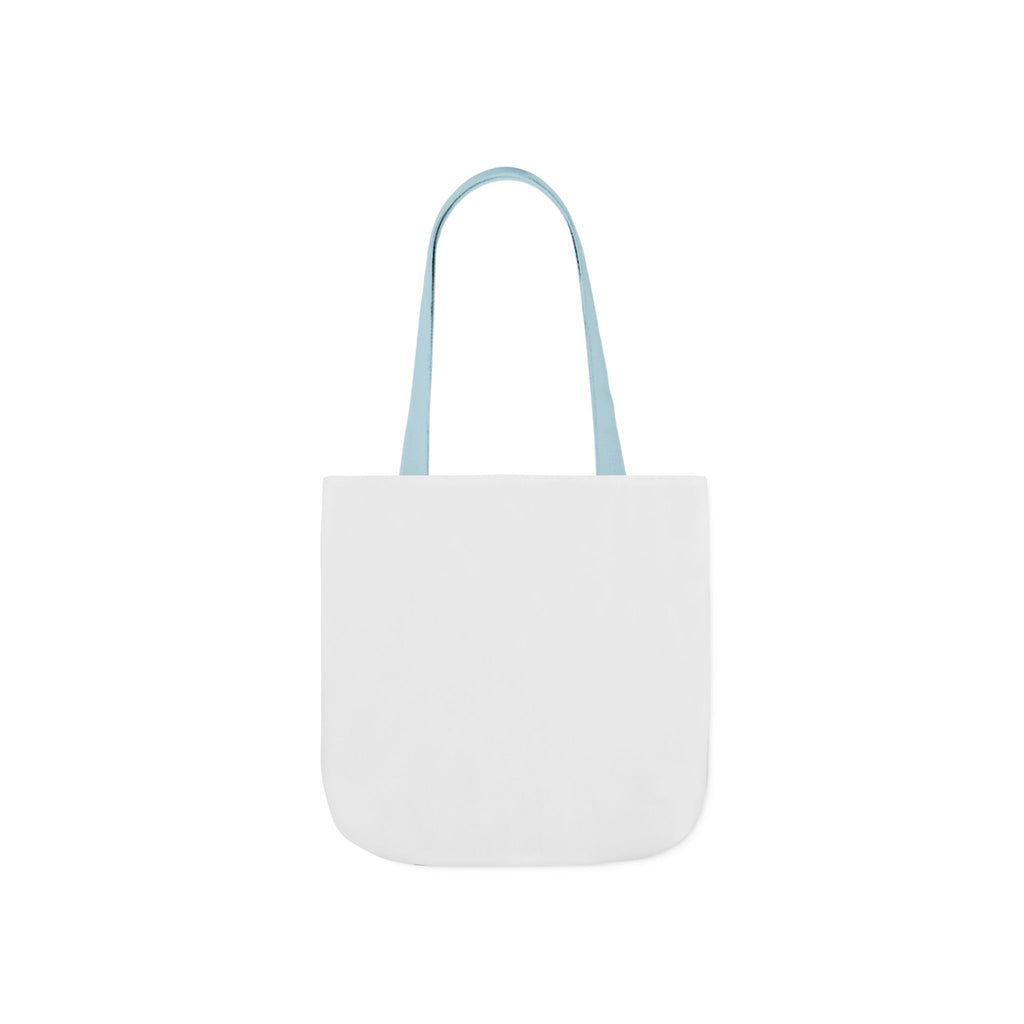 Biker Bunny Canvas Tote — Motorcycle Rabbit Graphic Tote Bag