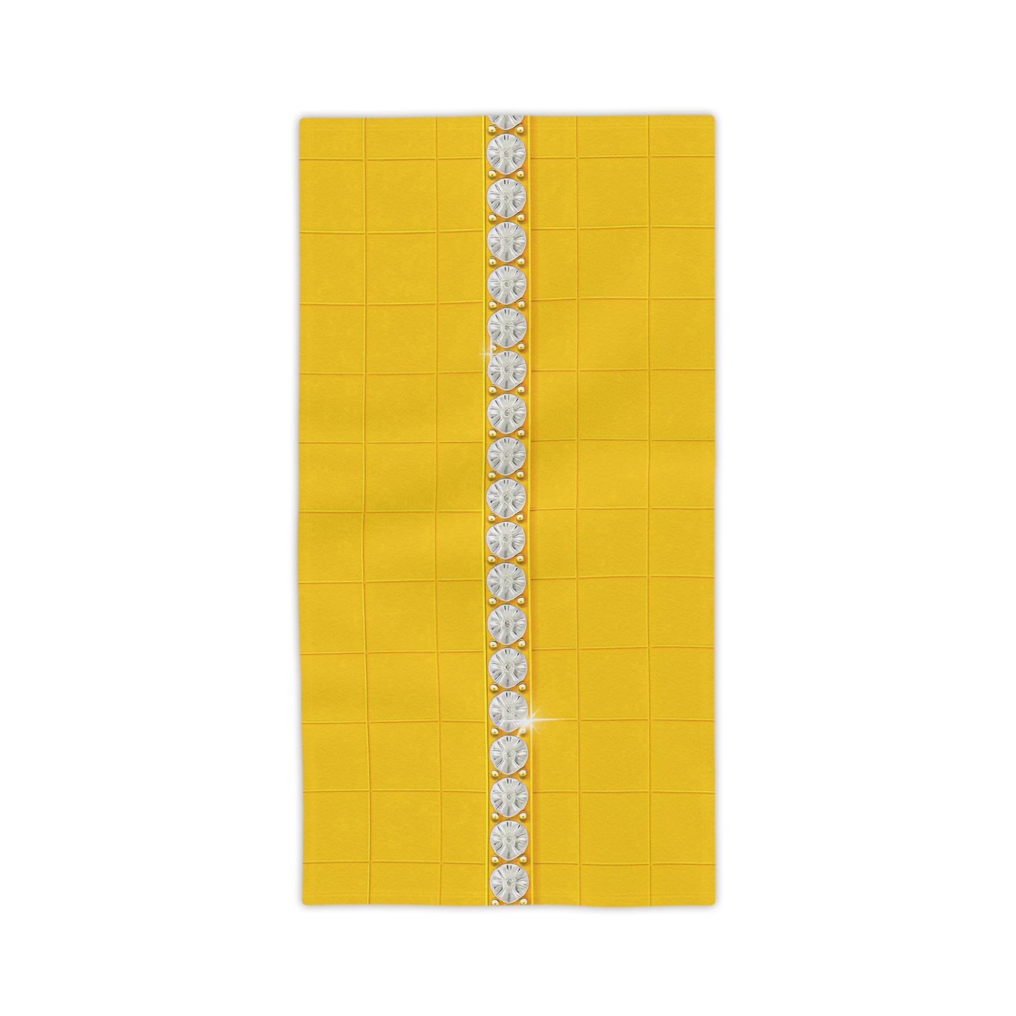 Quiet Joy Yellow Towel – Graphic Statement Collection