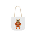 Tote Bag — Cute Pomeranian in Orange Tracksuit Graphic