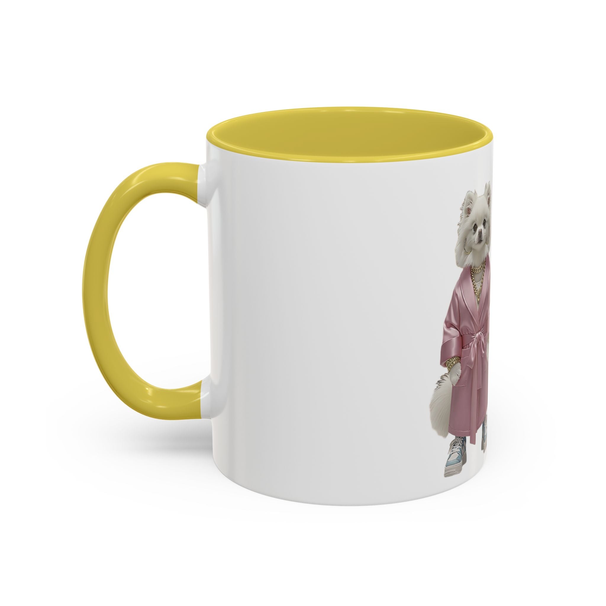 Fashionable Dogs Ceramic Mug — Stylish Designer-Dressed Dogs (11oz & 15oz)