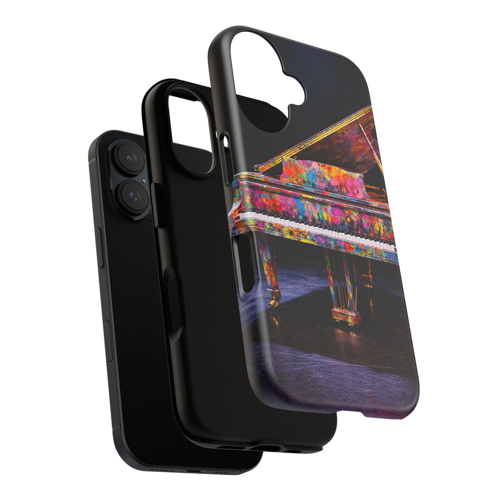 Colorful Grand Piano Phone Case | Artistic Luxury Piano Design