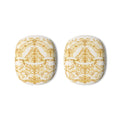Luxury Gold Baroque AirPods Case – Elegant White & Gold Protective Cover