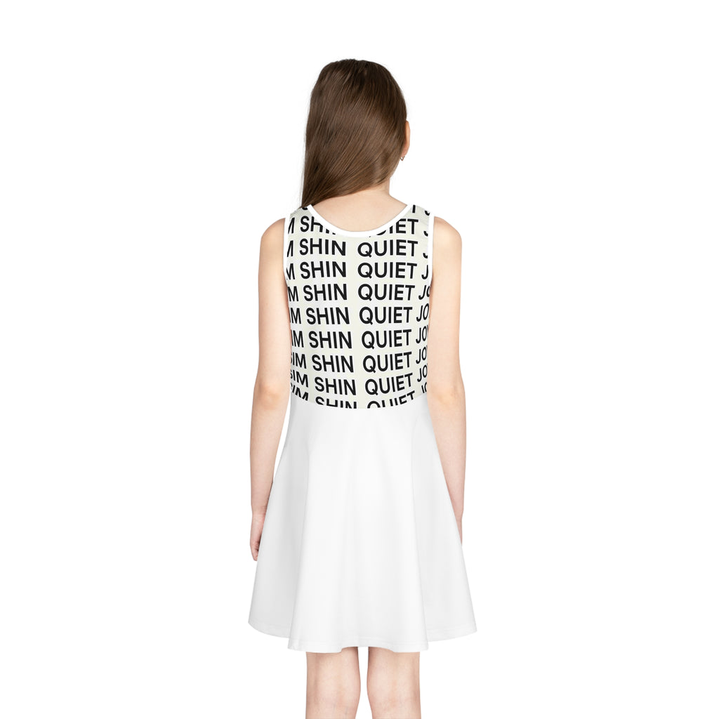 Minimal Logo Kids Dress – Quiet Joy Signature Dress