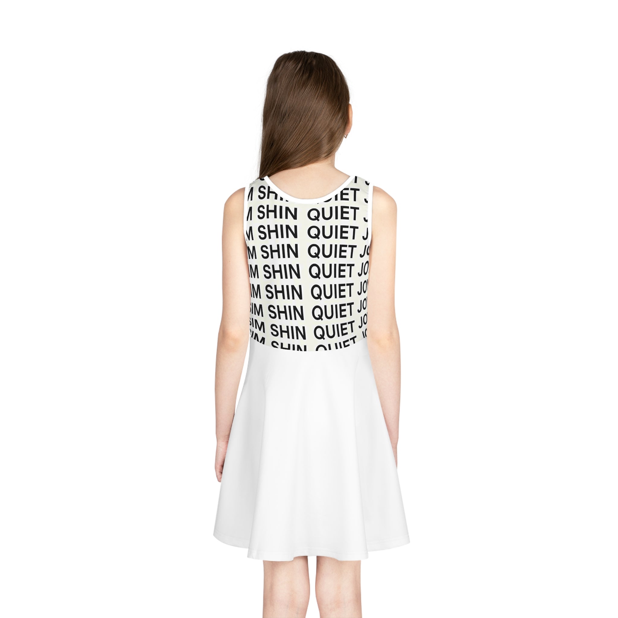 Minimal Logo Kids Dress – Quiet Joy Signature Dress