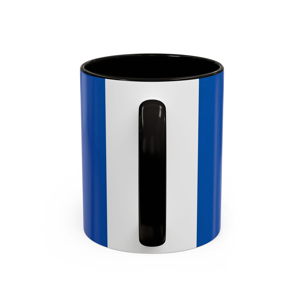 Blue Bunny Accent Mug – Cute Minimal Animal Art Cup