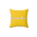 Yellow Gem Stripe Cushion – Luxury Accent Pillow for Modern Interiors