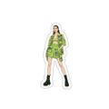 Minimal Fashion Girl Sticker — Clean & Stylish